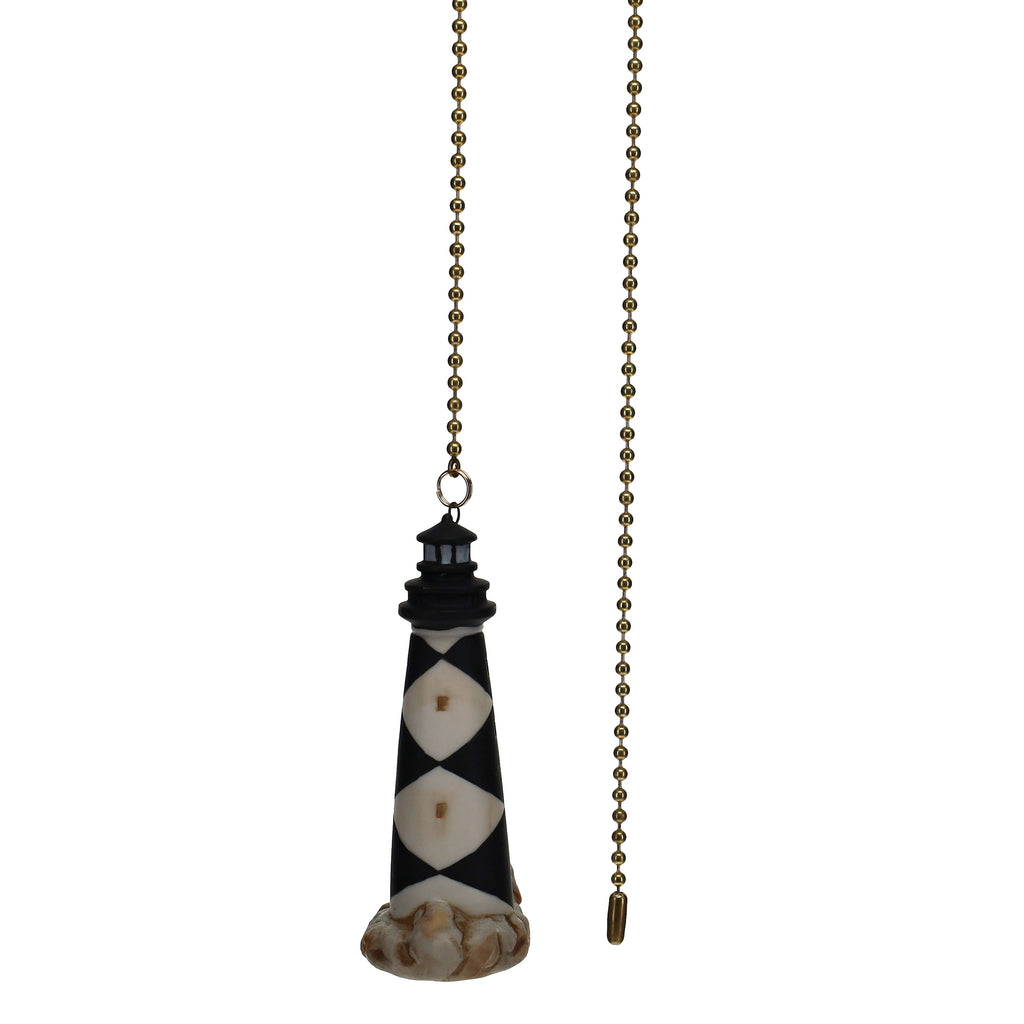 22-1/2" Length Brass Pull Chain Lighthouse (15025)