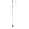 20" Length Brass Pull Chain Pinecone Pendant (15029)