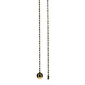 18-1/2" Length Brass Pull Chain Brass Ball Pendant (15031)