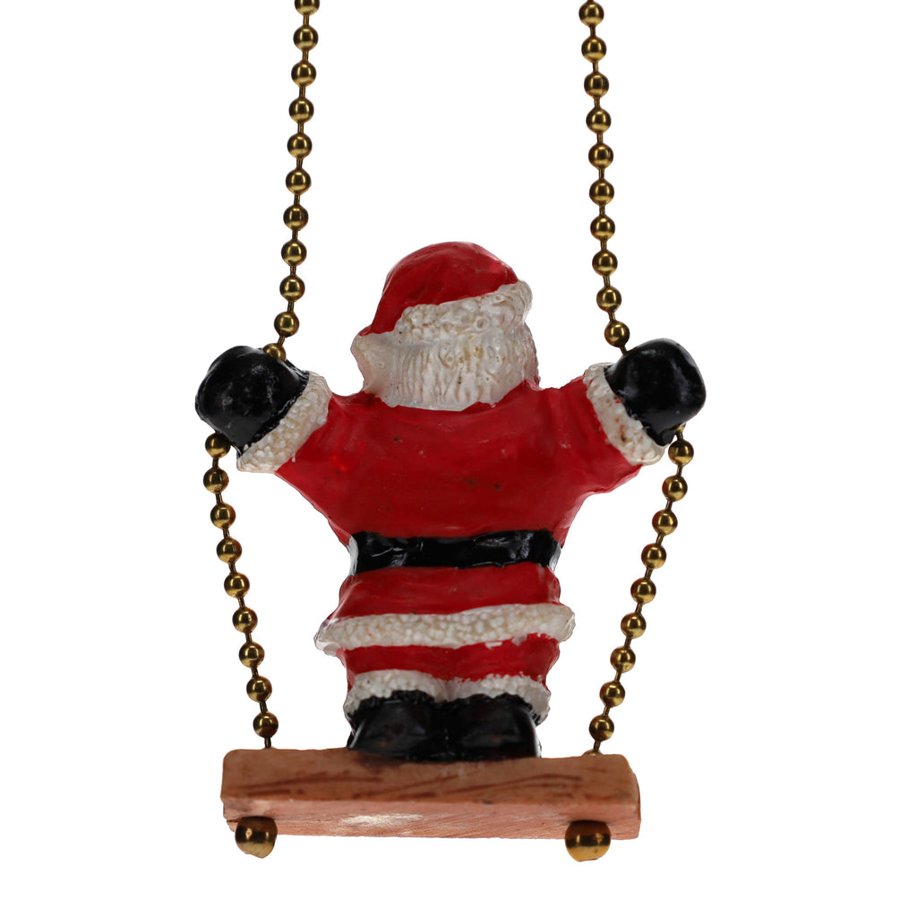 15-1/4" Length Brass Pull Chain Christmas Santa Claus Swing (15040)