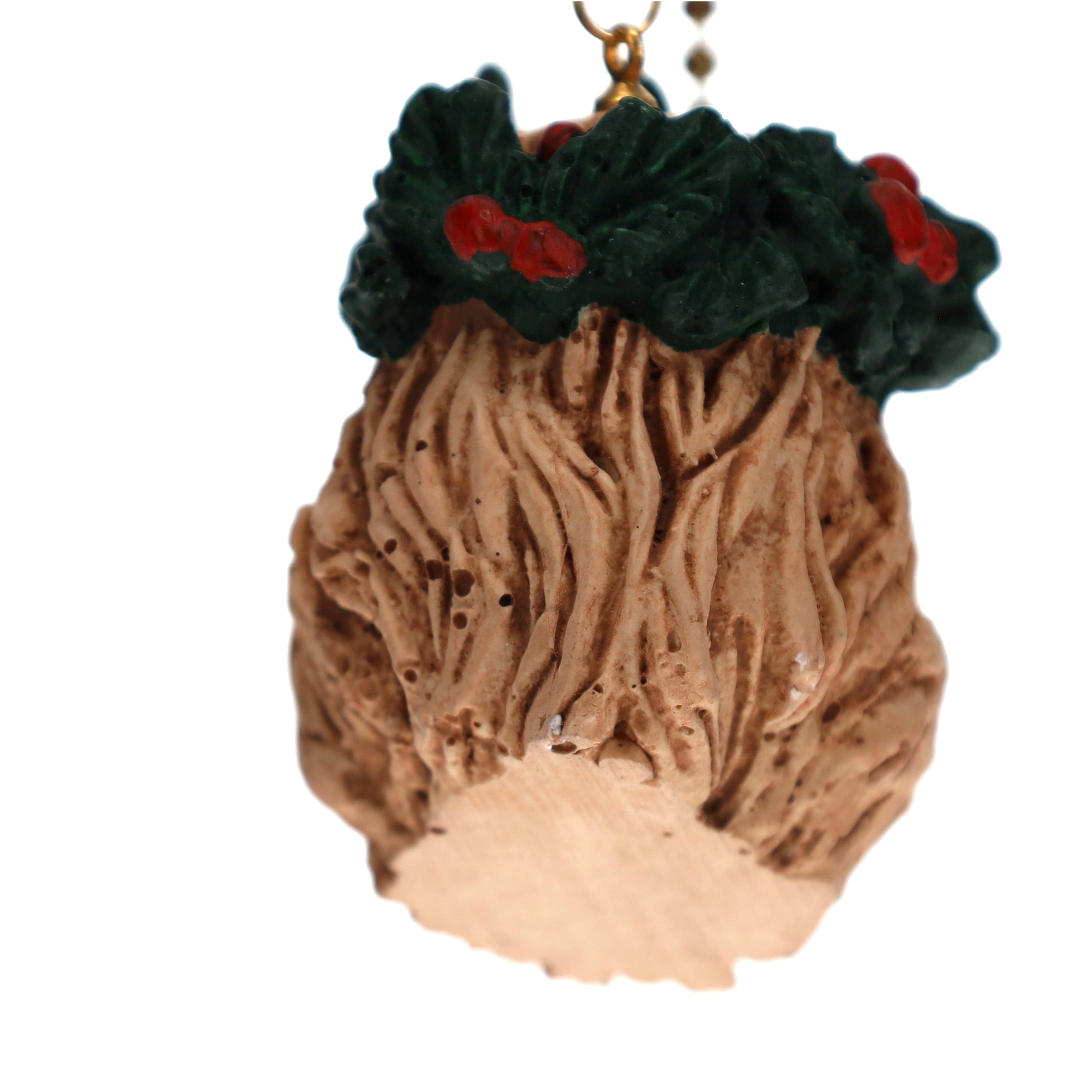 21" Length Brass Pull Chain Christmas Santa Claus Head (15041)