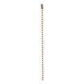 6" Length Brass Pull Chain #6 Bead with Coupling & Washer (15046)