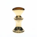1.2" Tall Brass Finial Base Goblet, 1/4-27F Tap (15097)