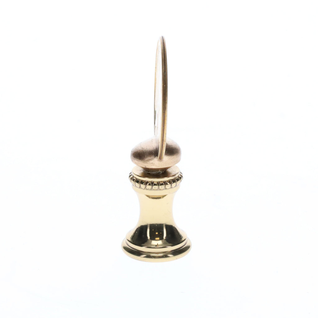 2" Tall Brass Finial Buffalo Nickel, 1/4-27F Tap (15131)