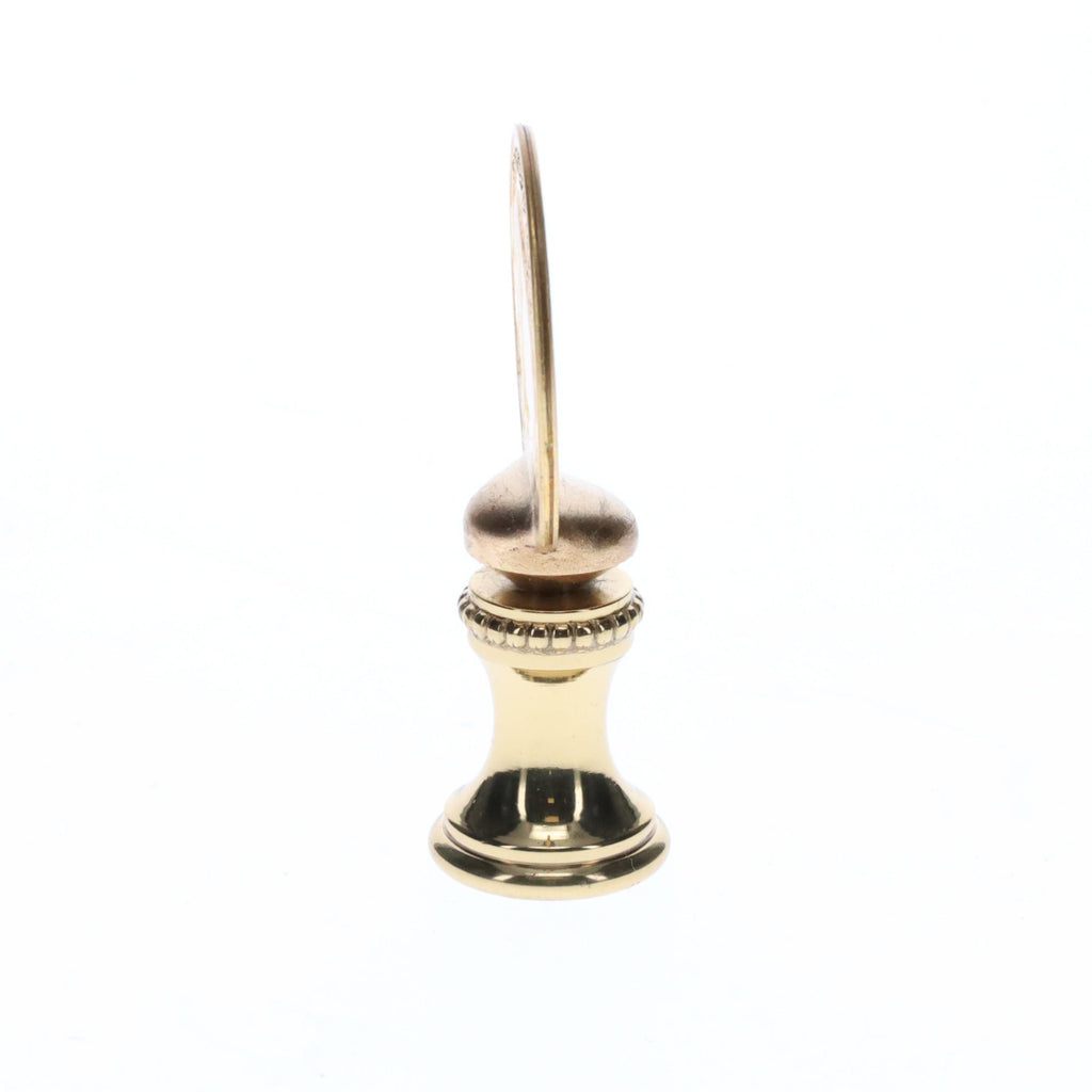 2" Tall Brass Finial Buffalo Nickel, 1/4-27F Tap (15131)