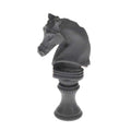 2-1/4" Tall Brass Finial, Chess Knight, Statuary Bronze, 1/4-27F Tap (15163ST)