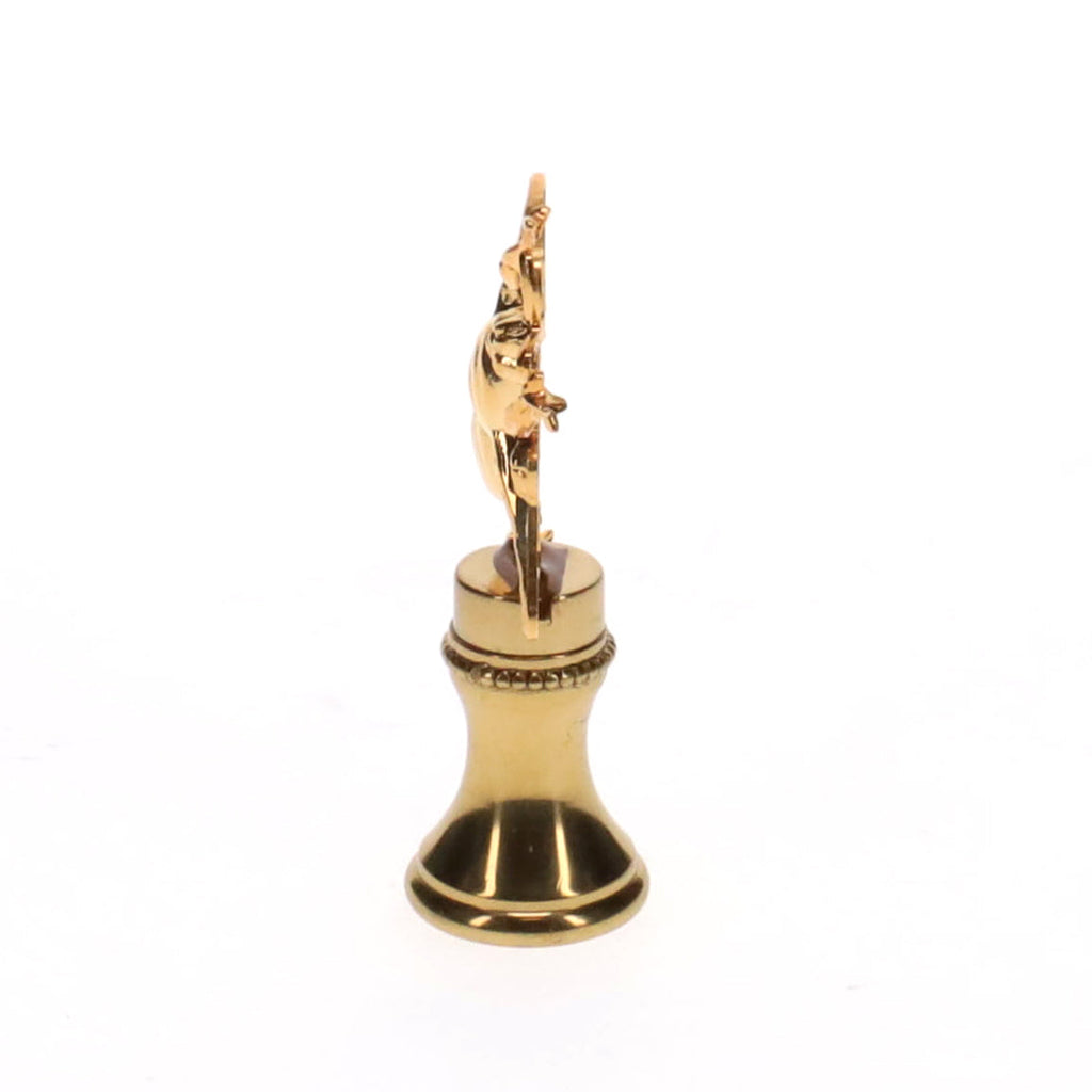 1-7/8" Tall Brass Finial, Bumble Bee, 1/4-27F Tap (15171)