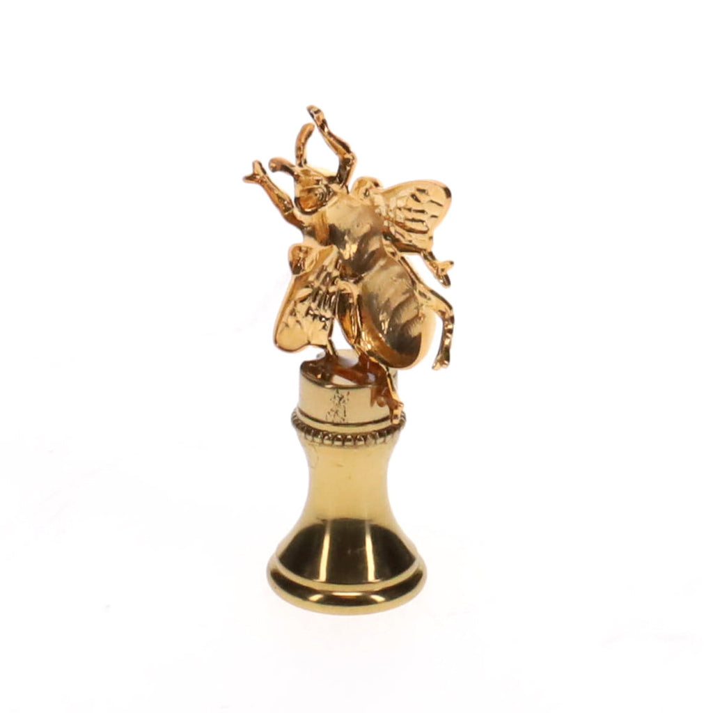 1-7/8" Tall Brass Finial, Bumble Bee, 1/4-27F Tap (15171)