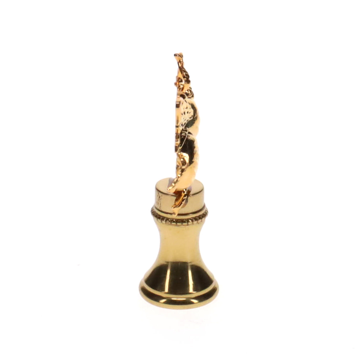 1-7/8" Tall Brass Finial, Bumble Bee, 1/4-27F Tap (15171)