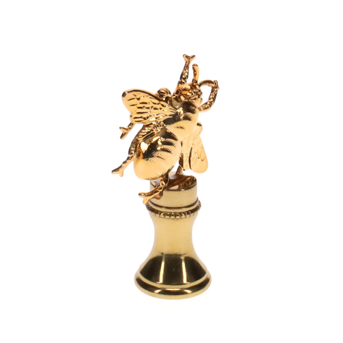 1-7/8" Tall Brass Finial, Bumble Bee, 1/4-27F Tap (15171)