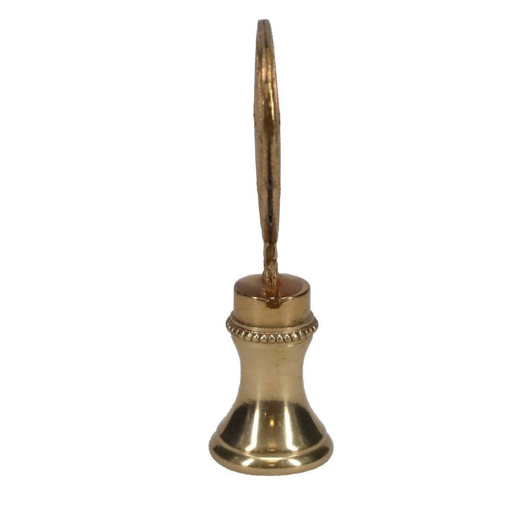 2-1/8" Tall Brass Finial, Hot Air Balloon, 1/4-27F Tap (15176)