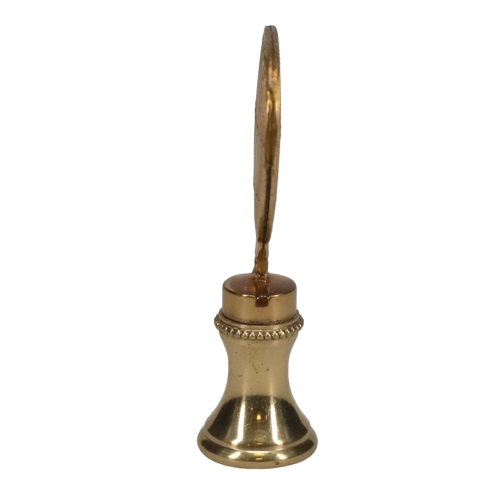 2-1/8" Tall Brass Finial, Hot Air Balloon, 1/4-27F Tap (15176)