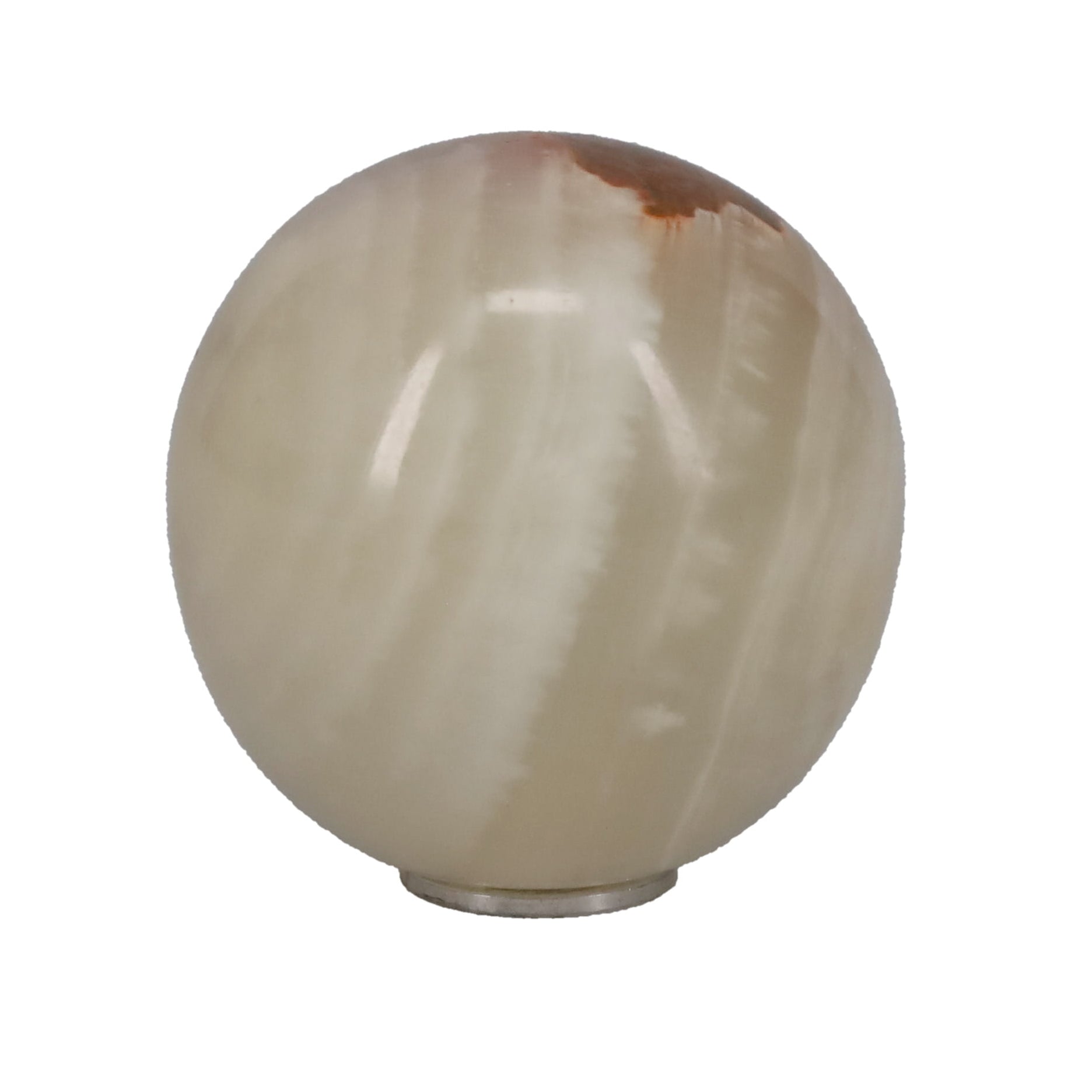 1-5/16" Diameter Finial, Agate Stone Quartz, 1/4-27F Tap (15200)