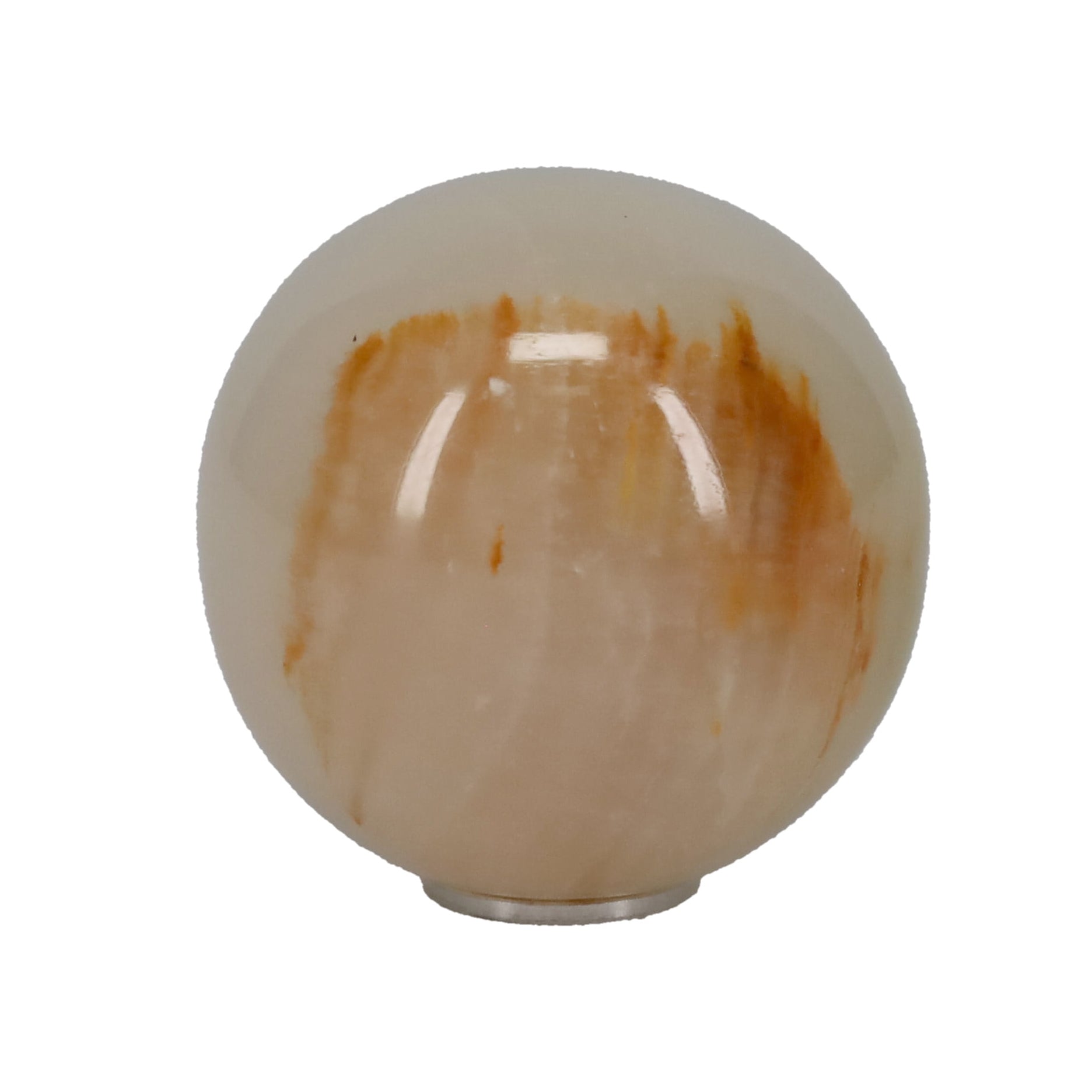1-5/16" Diameter Finial, Agate Stone Quartz, 1/4-27F Tap (15200)