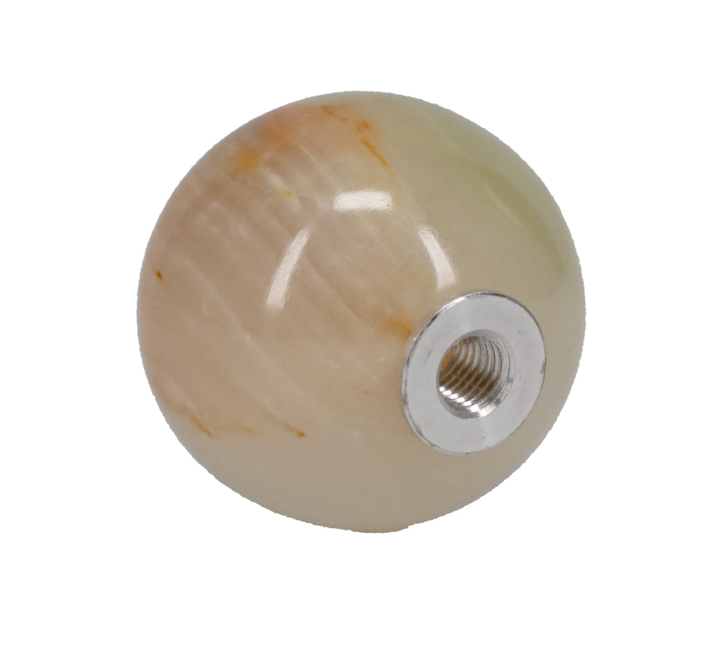 1-5/16" Diameter Finial, Agate Stone Quartz, 1/4-27F Tap (15200)