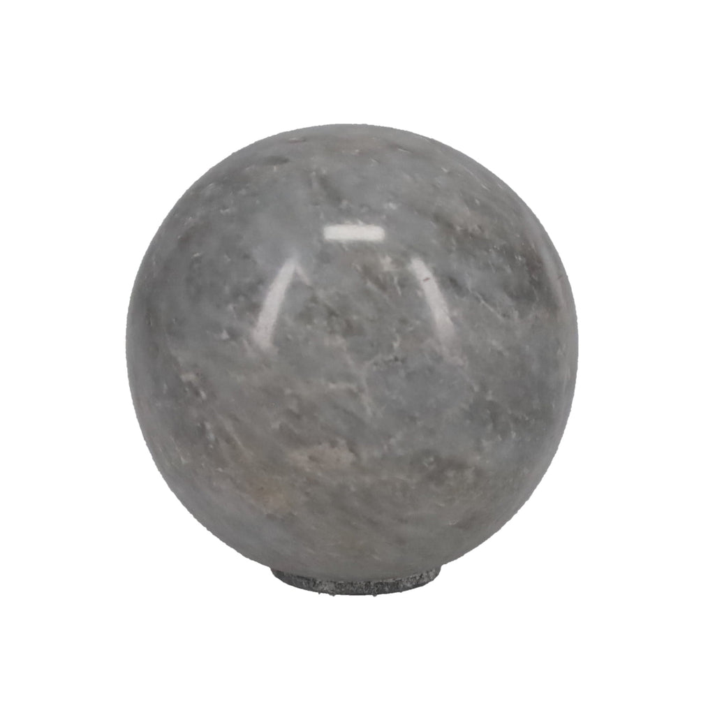 1-5/16" Diameter Finial, Marble Stone Grey, 1/4-27F Tap (15201GY)