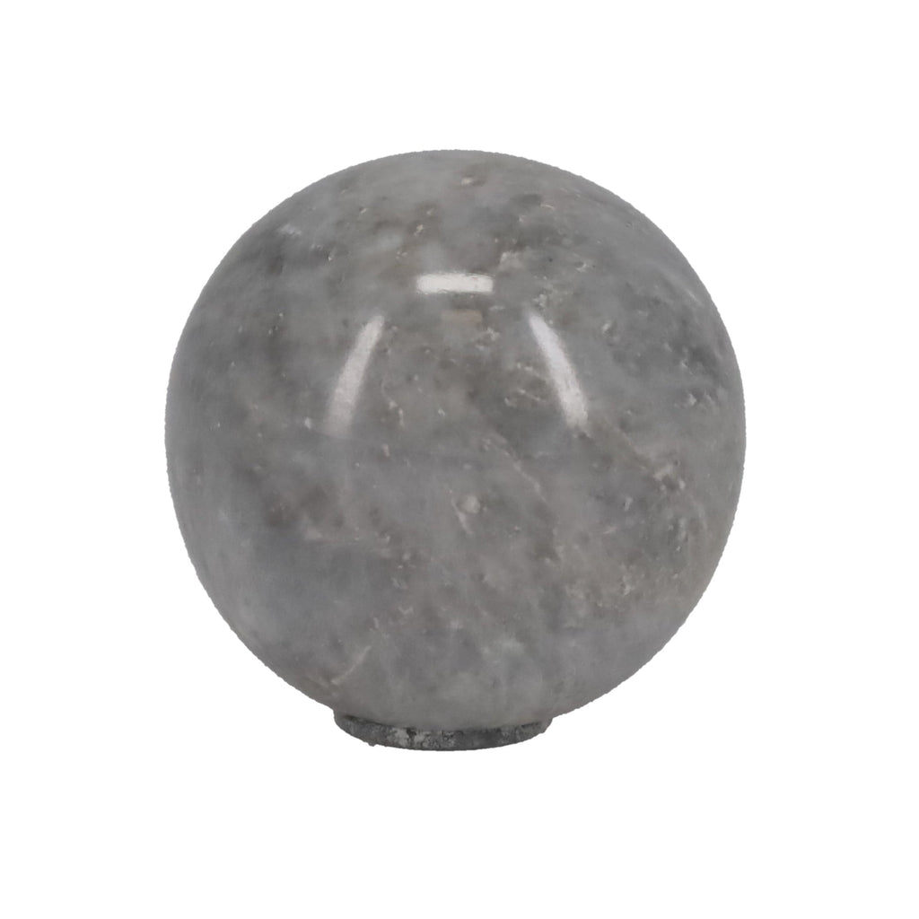 1-5/16" Diameter Finial, Marble Stone Grey, 1/4-27F Tap (15201GY)