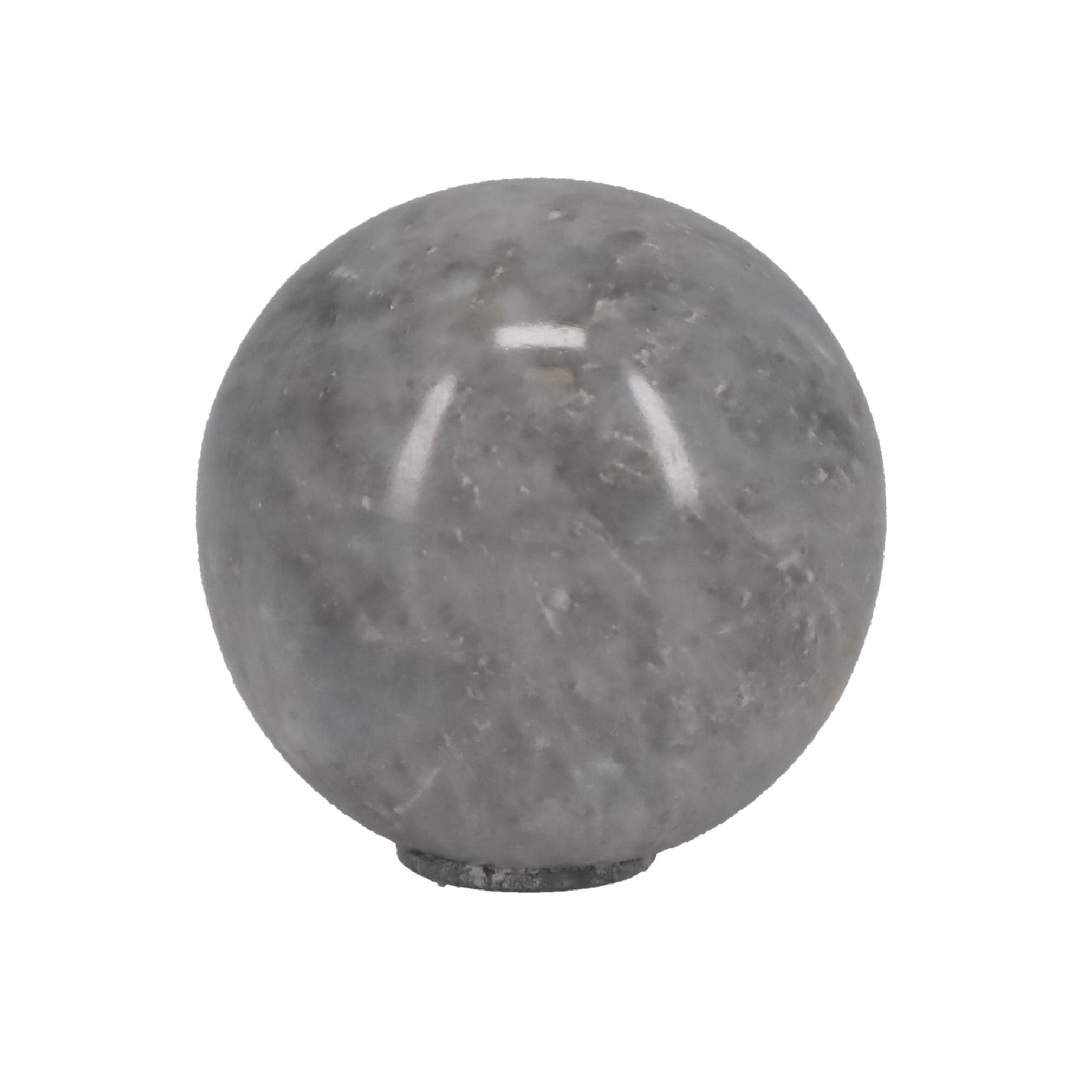 1-5/16" Diameter Finial, Marble Stone Grey, 1/4-27F Tap (15201GY)