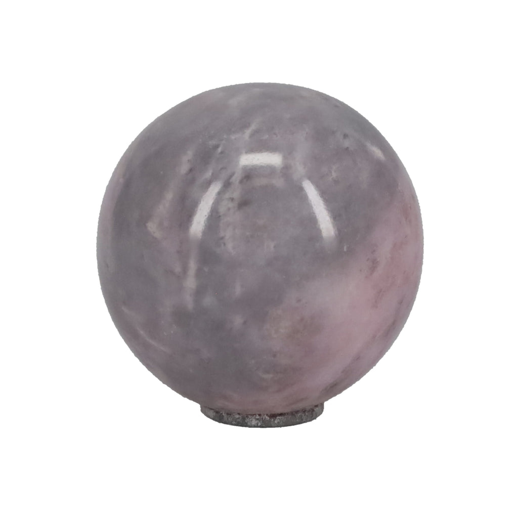 1-5/16" Diameter Finial, Marble Stone Grey & Pink, 1/4-27F Tap (15201PK)
