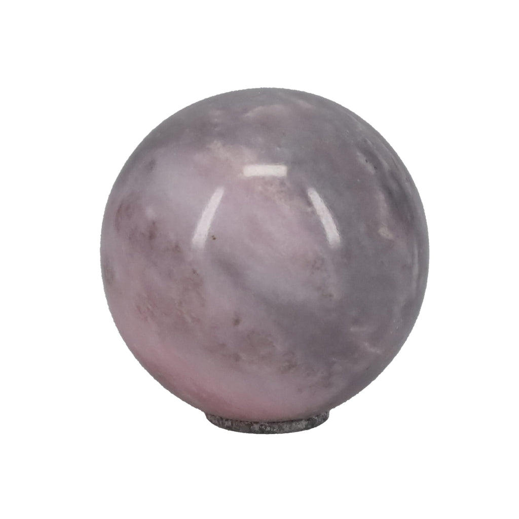 1-5/16" Diameter Finial, Marble Stone Grey & Pink, 1/4-27F Tap (15201PK)