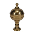 2-7/8" Tall Brass Finial, Urn Style, 1/4-27F Tap (15209)