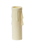 3 Inch Tall Ivory Color Plastic Candelabra Candle Cover (19800L3)