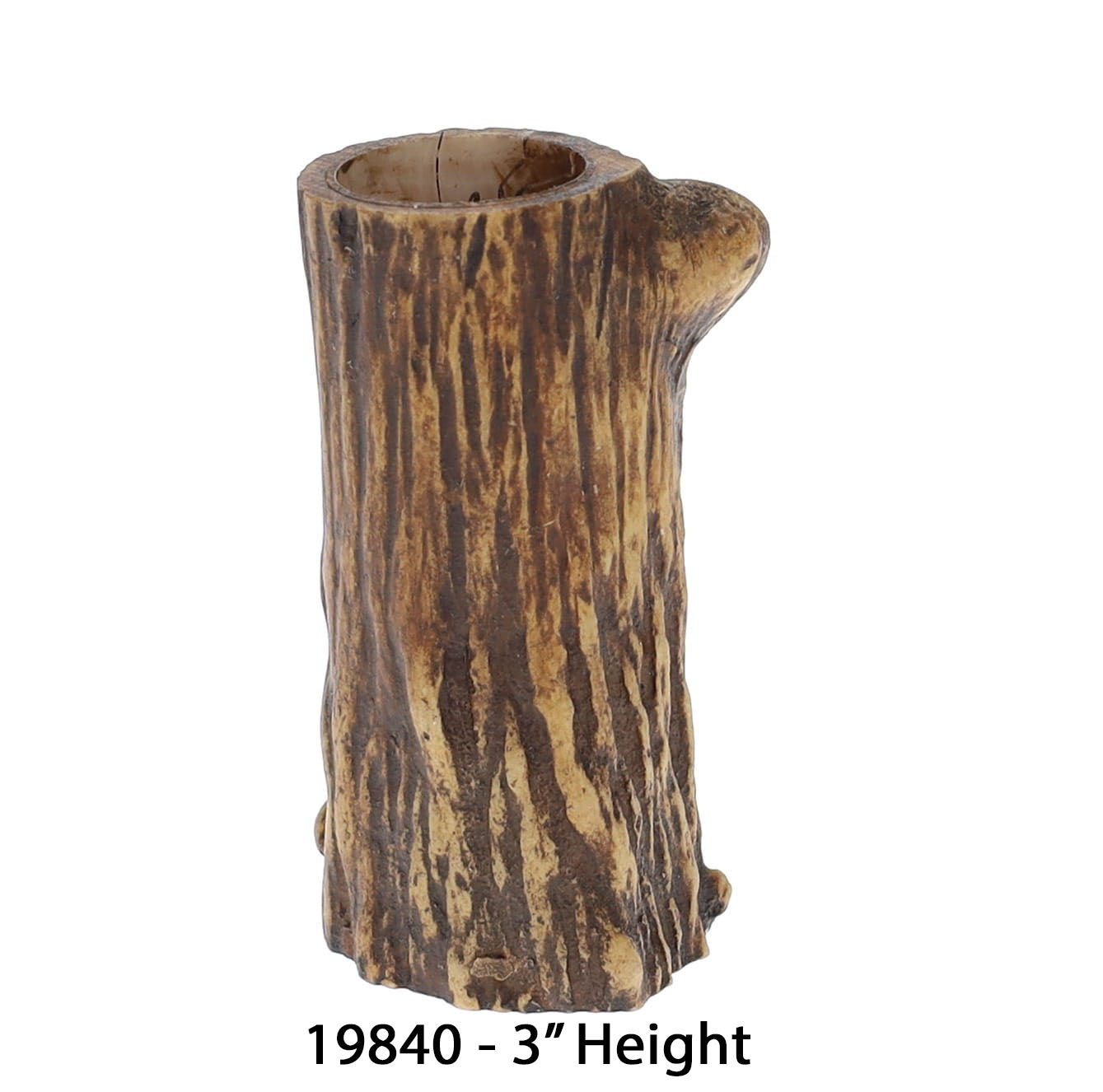 Resin Antler Style Candle Covers, Choice of 3", 4" or 6" Sizes (19840)