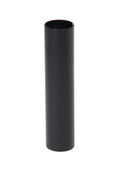 Seamless Satin Black Steel Candelabra Sized Candle Cover, Choice of Size (19851BK)