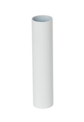 Seamless Satin White Steel Candelabra Sized Candle Cover, Choice of Size (19851SW)