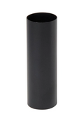 Seamless Satin Black Steel Medium E-26 Size Candle Cover, Choice of Size (19862BK)