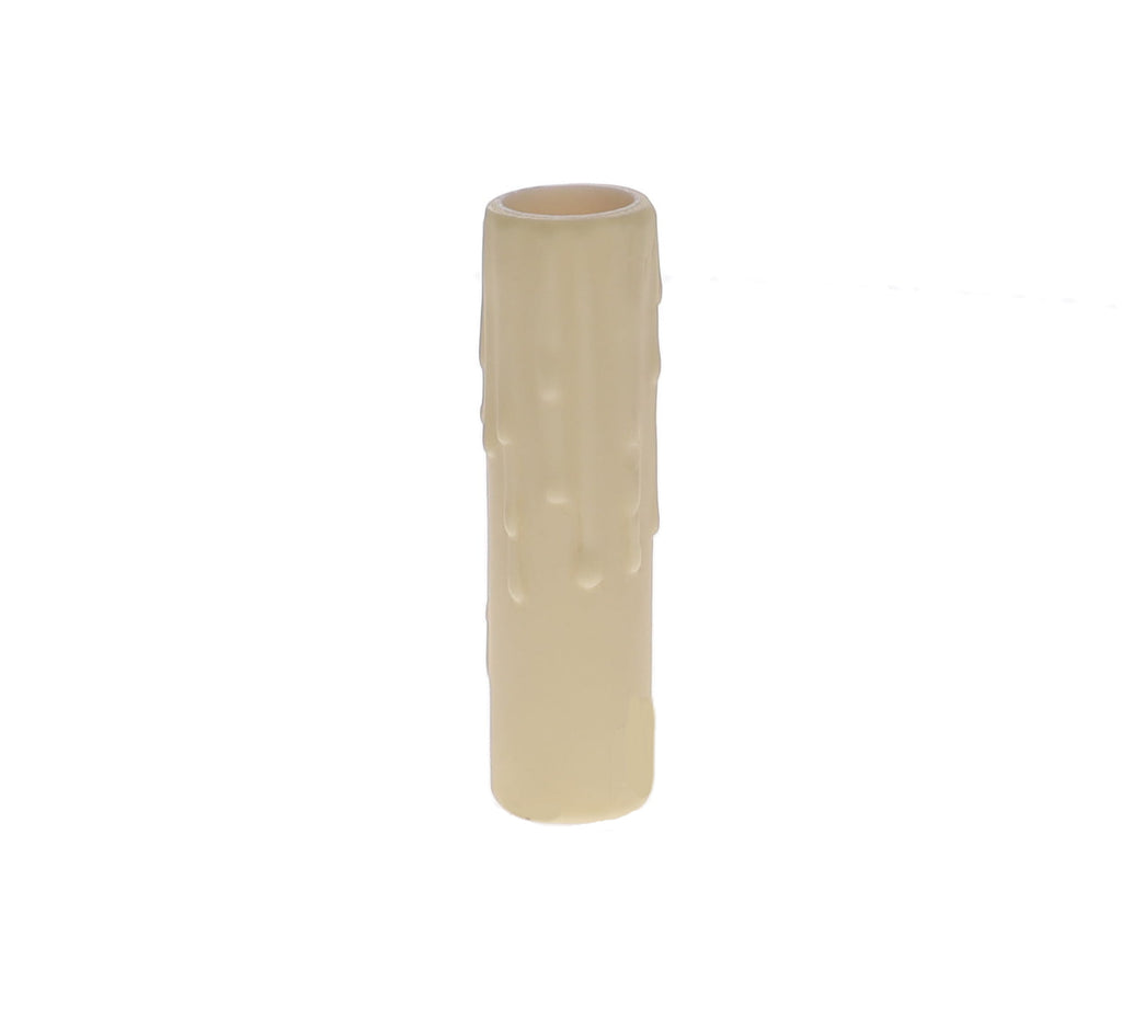 Cream Color Polybeeswax Candle Cover, Candelabra Size, Choice of Height (19910CD)