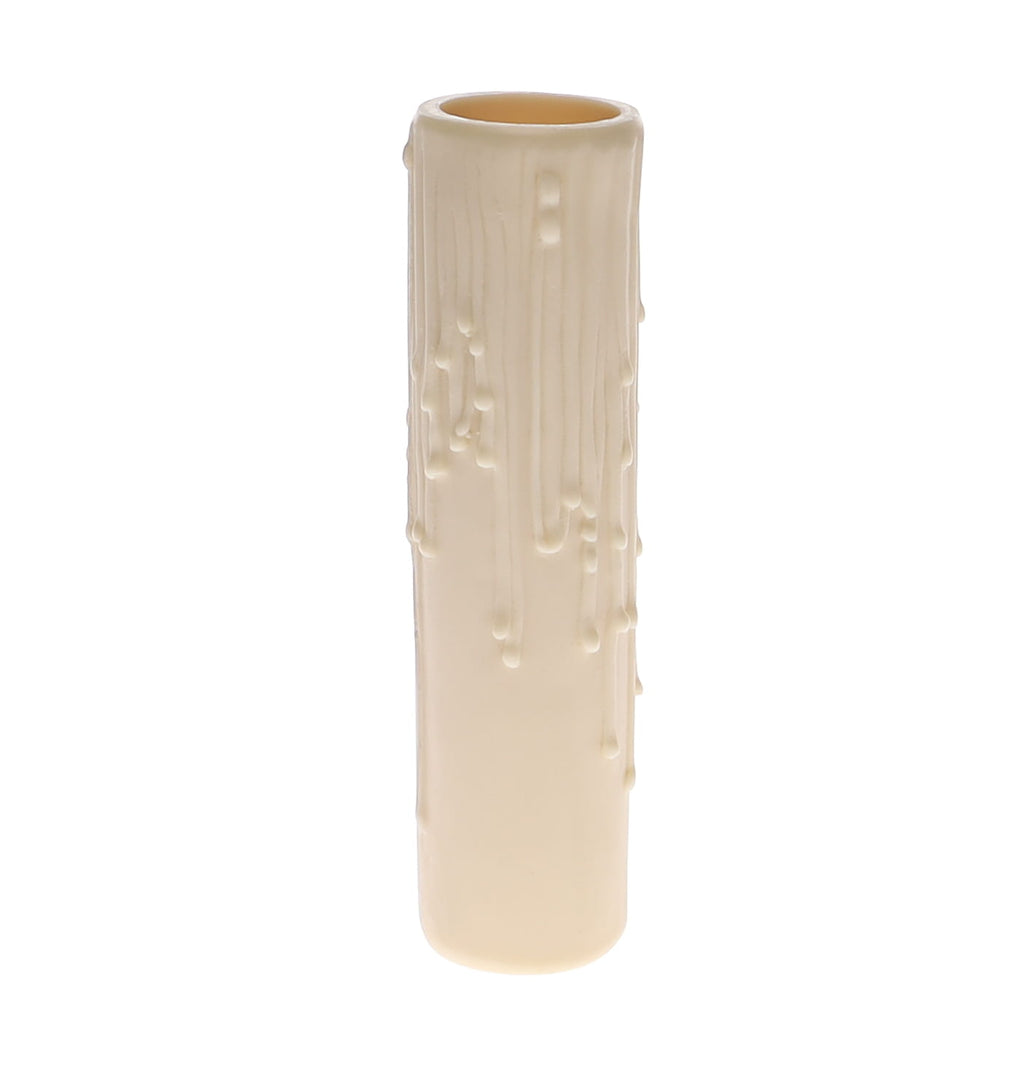 Cream Color Polybeeswax Candle Cover, Medium Size, Choice of Height (19912CD)