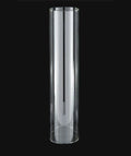 Candelabra Base Clear Plastic Candle Cover, Choice of Height (19919CL)