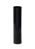 4 Inch Tall Black Plastic Candelabra Size Candle Cover (19927BK)
