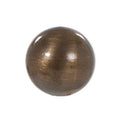 3/4" Diam Round Ball Solid Brass Lamp Finial Antique Brass Finish 1/4-27F Tap (20839A)