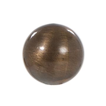 3/4" Diam Round Ball Solid Brass Lamp Finial Antique Brass Finish 1/4-27F Tap (20839A)