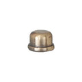 9/16" Tall x 3/4" Diameter Antique Brass Plated Lamp Finial 1/4-27F Tap (20961A)