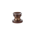5/8" Tall Cup Shaped Design, Base Only Finial, Oiled Bronze Finish (20969B)