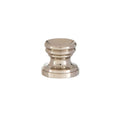 5/8" Tall Cup Shaped Design, Base Only Finial, Nickel Finish (20969N)