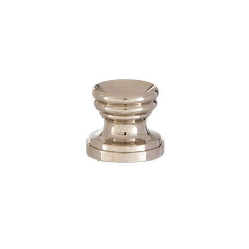 5/8" Tall Cup Shaped Design, Base Only Finial, Nickel Finish (20969N)
