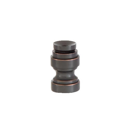 7/8" Tall Cup-Shaped Design, Finial Base, Oiled Bronze Finish 1/4-27F Tap (20971B)