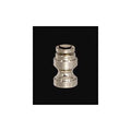 7/8" Height Cup-Shaped Finial Base, Nickel Finish 1/4-27F Tap (20971N)