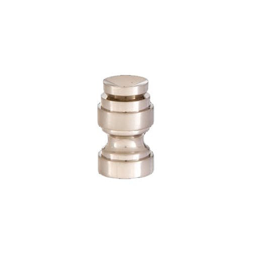 7/8" Tall Cup-Shaped Design Finial Base, Satin Nickel Finish (20971S)