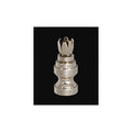 1-1/4" Tall Prong Finial Base, Nickel Finish 1/4-27F Tap (20972N)