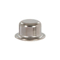 Knob Style Lamp Finial, Nickel Finish, 1/2" Tall x 15/16" Diam 1/4-27F Tap (20990N)
