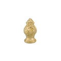 1-5/8" Tall x 3/4" Diam Cast Unfinished Brass Finial, Tap 1/8F (21050U)