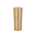 1-1/2" Tall x 5/8" Diam Modern Style Cast Brass Lamp Finial 1/4-27F Tap (21128N)
