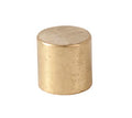 1/2" Diam x 1/2" Tall Turned Unfinished Brass Cylinder Knob or Finial, Tap 1/8F (21287U)