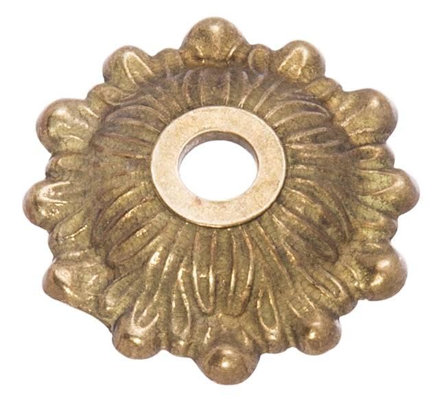 Cast Brass Candle Cup with Fern Design (21812U)