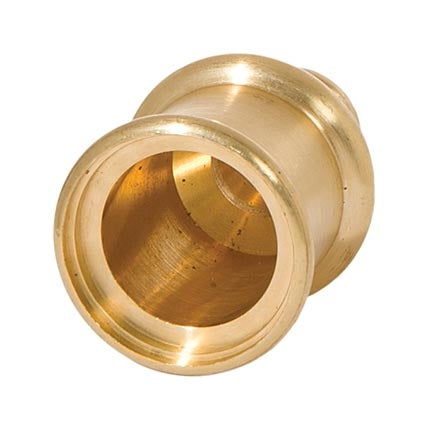 1-7/8 Inch Tall Unfinished Die Cast Brass Candle Cup, 1/8F (21814U)